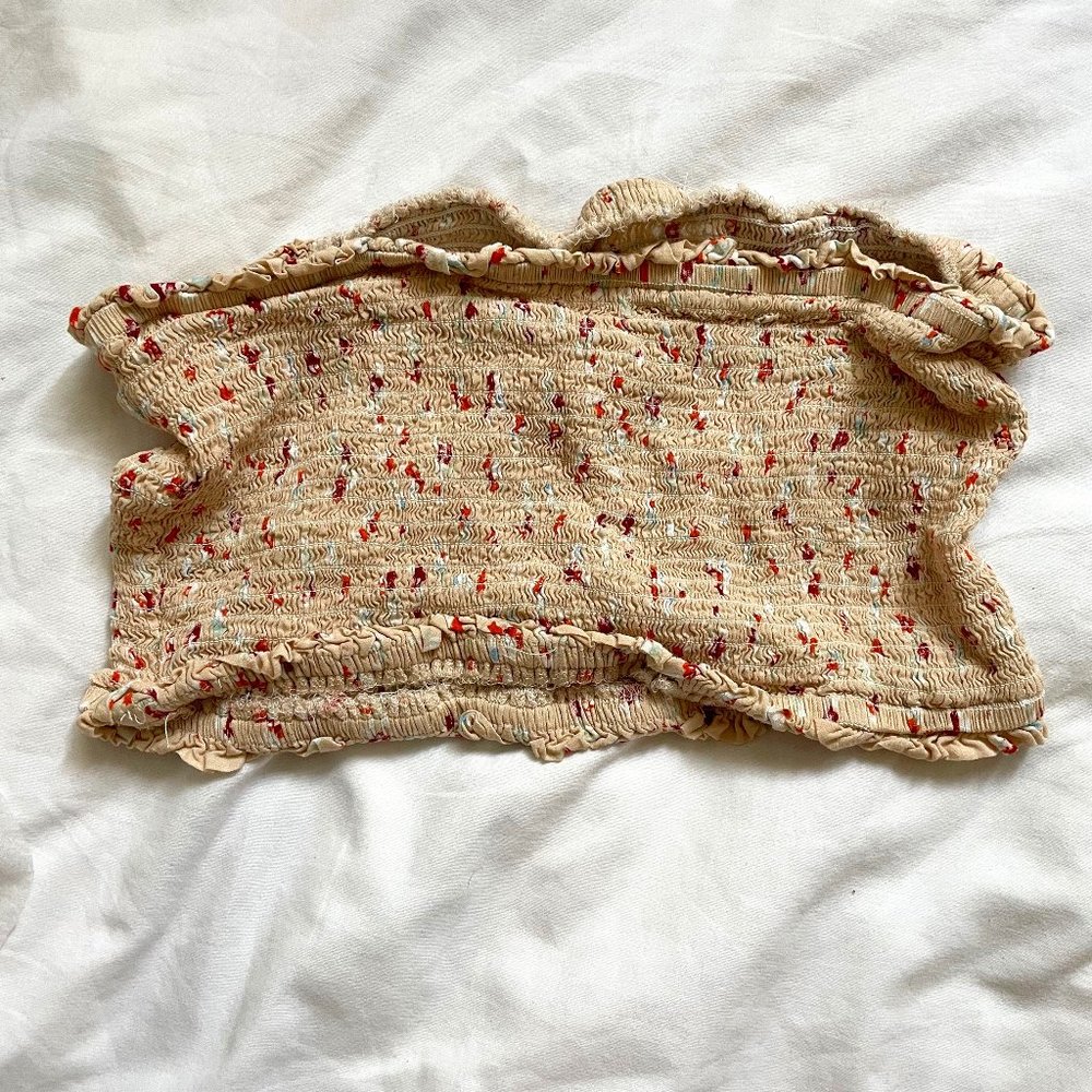 Cute Floral Tube Top